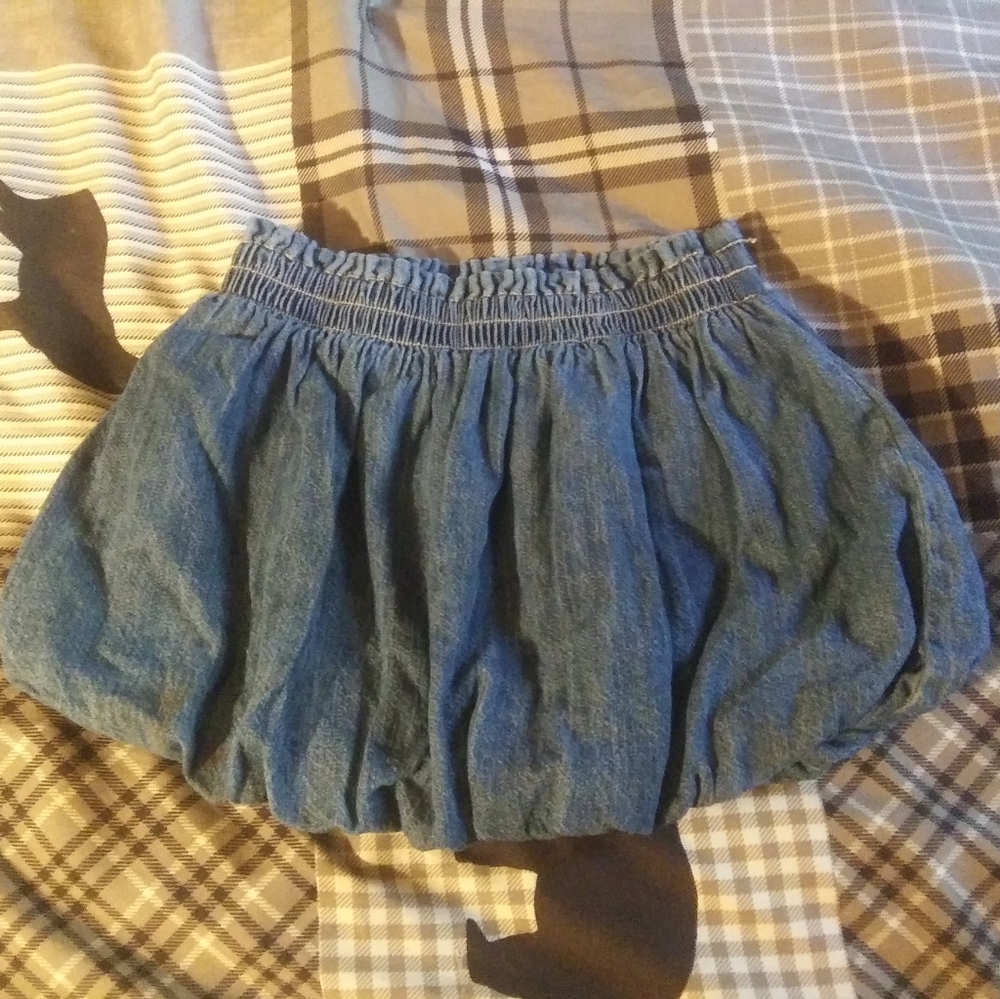Denim Bubble Skirt Size 2-3T